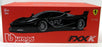 Burago 1/18 Scale Diecast - 18-16907B Ferrari FXX K Black Yellow Model Supercar