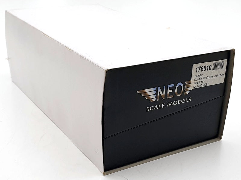 Neo 1/18 Scale NEO18087 - Daimler Double Six Coupe - Red/Black