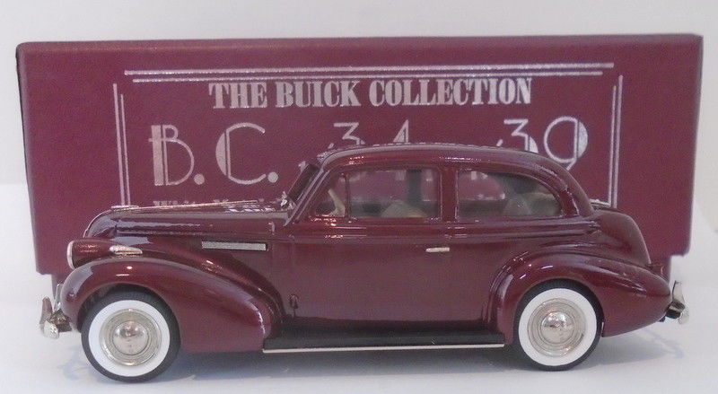 Brooklin Models 1/43 Scale BC017 1939 Buick Century 2-Door Sedan M-68 Maroon