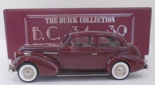 Brooklin Models 1/43 Scale BC017 1939 Buick Century 2-Door Sedan M-68 Maroon
