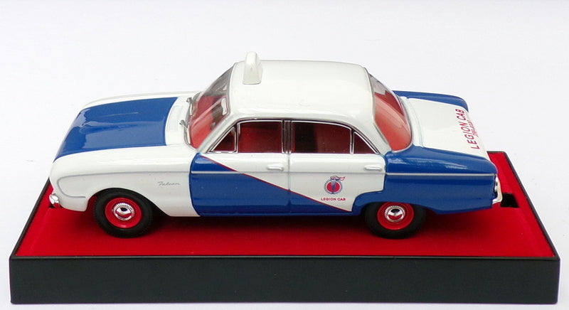 Trax 1/43 Scale TR26F - 1960 Ford XK Falcon Taxi Legion Cabs - Blue/White
