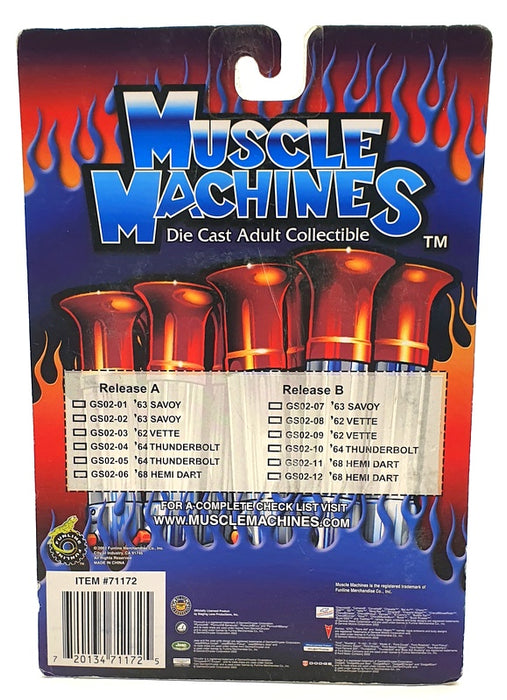 Muscle Machines 1/64 Scale Diecast 71172 GS02-06 - 1968 Dodge Hemi Dart