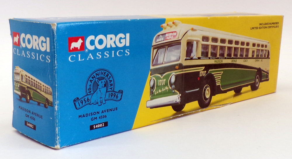 Corgi Appx 20cm Long Diecast 54002 - GM 4506 Coach - Madison Ave