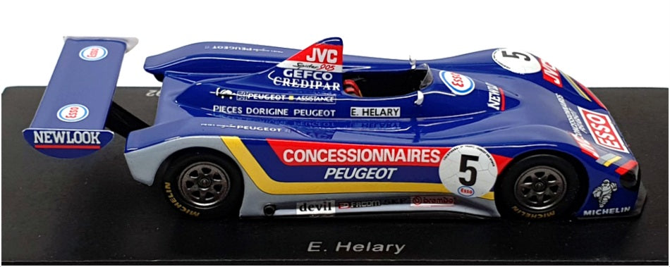 Spark 1/43 Scale S1275 - Peugeot 905 Spider Winner European Cup #5 Helary