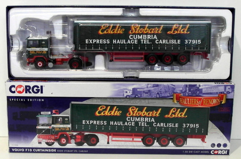 Corgi 1/50 Scale CC15508 - Volvo F10 Curtainside Carlisle - Eddie Stobart