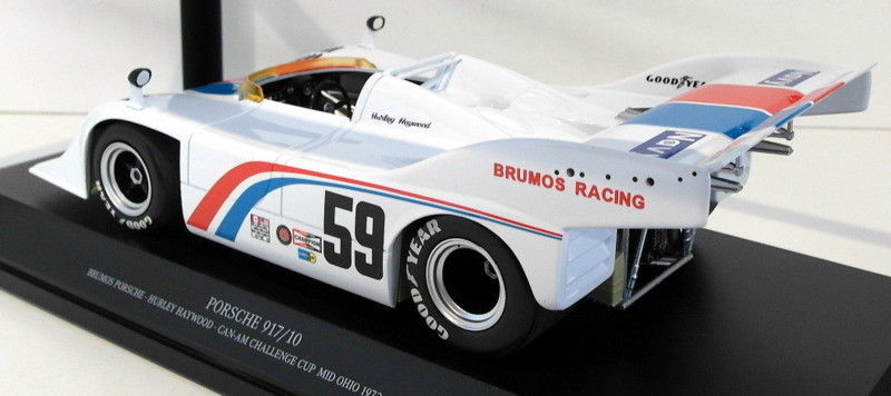 Minichamps 1/18 Scale 155 736559 - Brunos Porsche Hurley Haywood Can-Am Cup 1973