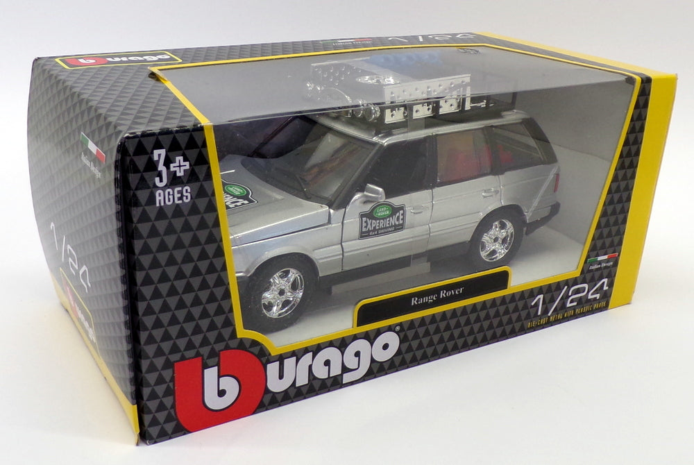 Burago 1/24 Scale Model Car 18-22061 - Range Rover - Silver