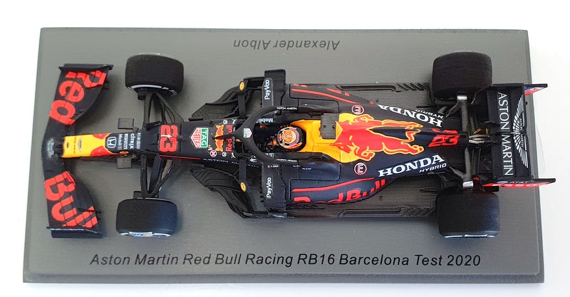 Spark 1/43 Scale S6459 - Red Bull Racing RB16 A.Albon F1 Test Spain 2020