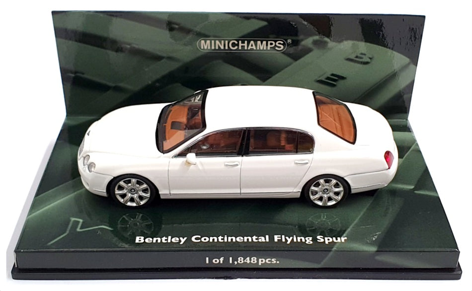Minichamps 1/43 Scale 436 139461 - Bentley Continental Flying Spur - White