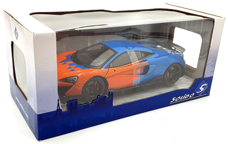 Solido 1/18 Scale Diecast S1804503 - McLaren 600LT-F1 Tribute Livery 2019