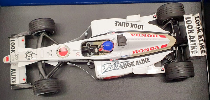 Minichamps  1/18 Scale 100 010010 - BAR Honda 03 Signed By J.Villeneuve