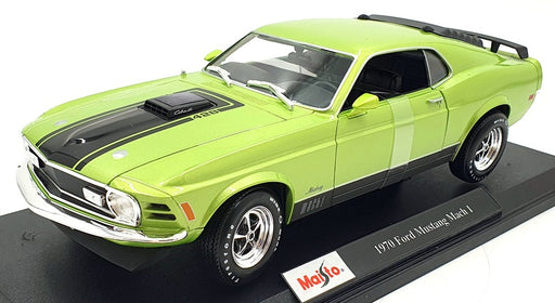 Maisto 1/18 Scale Diecast 46629 - 1970 Ford Mustang Mach 1 - Green