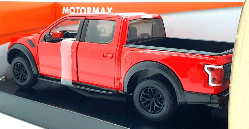 Motormax 1/24 Scale 79344 - 2017 Ford F-150 Raptor Pick Up - Red