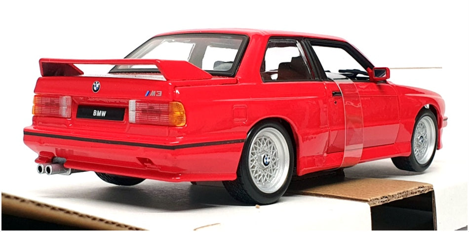 Burago 1/24 Scale Diecast 18-21100 - 1988 BMW 3 Series M3 - Red