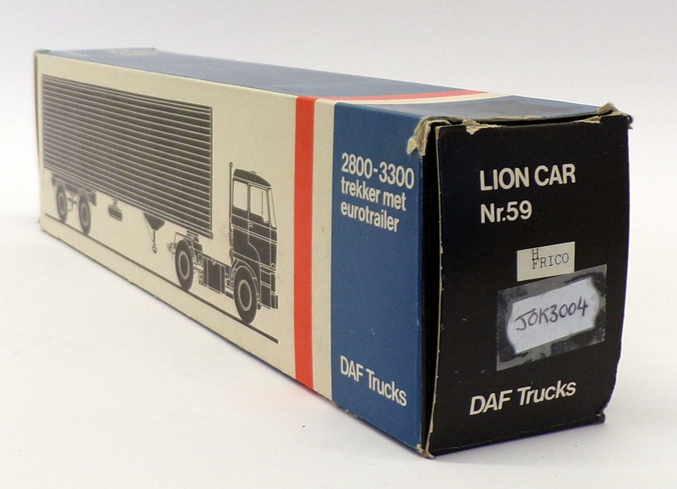 Lion Toys 1/50 Scale No.59 - DAF 2800 Truck & Trailer - Frico