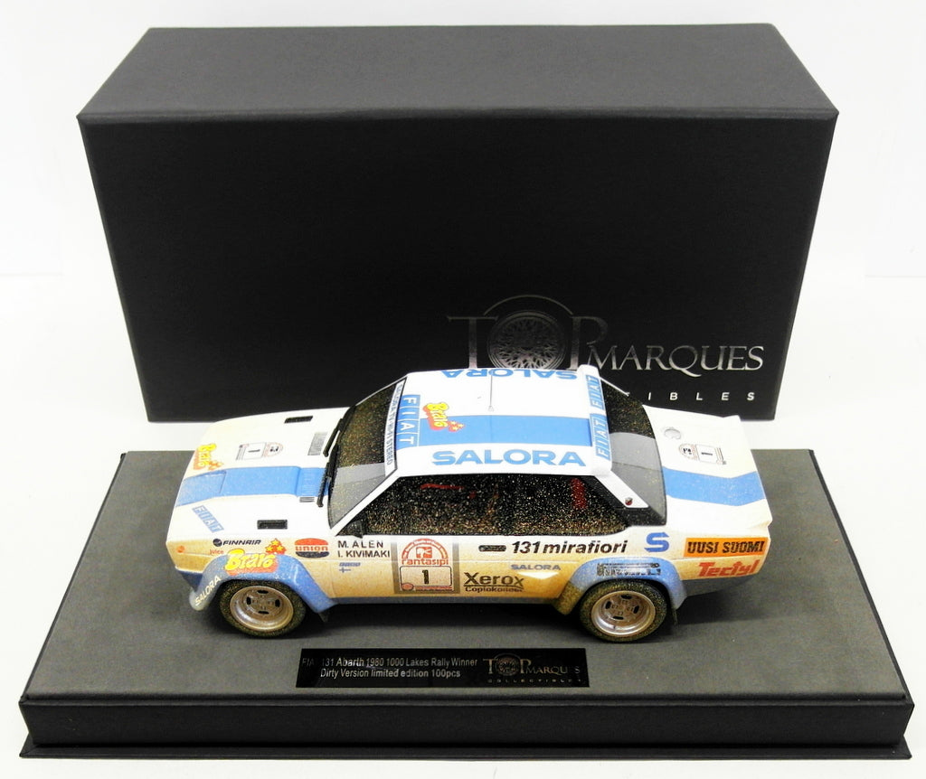 Top Marques 1/18 Scale TOP043ED - Fiat 131 Abarth 1st 1000 Lakes 1980