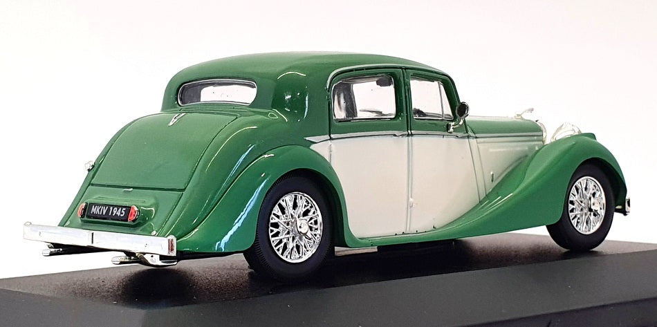 Atlas Editions 1/43 Scale 4 641 116 - Jaguar MkIV 3.5L - Green/White