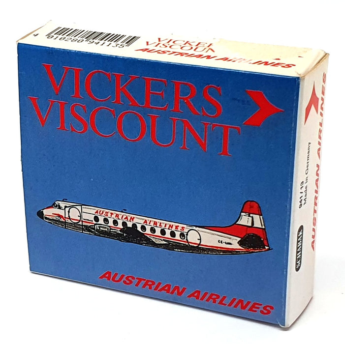 Schabak 1/600 Scale 941/13 - Vickers Viscount Aircraft - Austrian Airlines