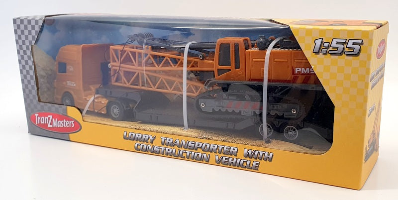 Kandy Toys 1/55 Scale TY5548 - Lorry Transporter & Construction Vehicle