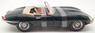 Burago 1/18 Scale Model Car #18 12046 - 1961 Jaguar E Cabriolet - Green