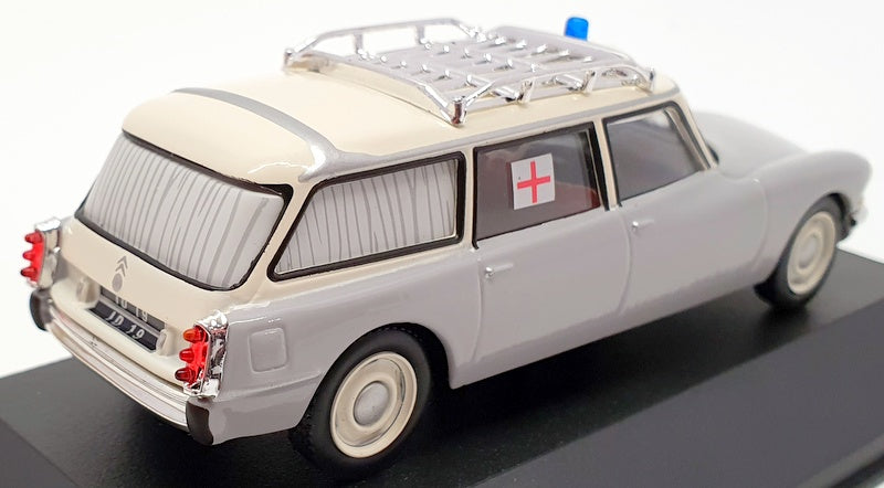 Atlas Editions 1/43 Scale 7 495 004 - Citroen ID19 Ambulance - Grey/White