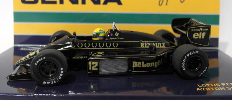 Minichamps 1/43 Scale diecast 540 864312 Lotus Renault 98T Ayrton Senna