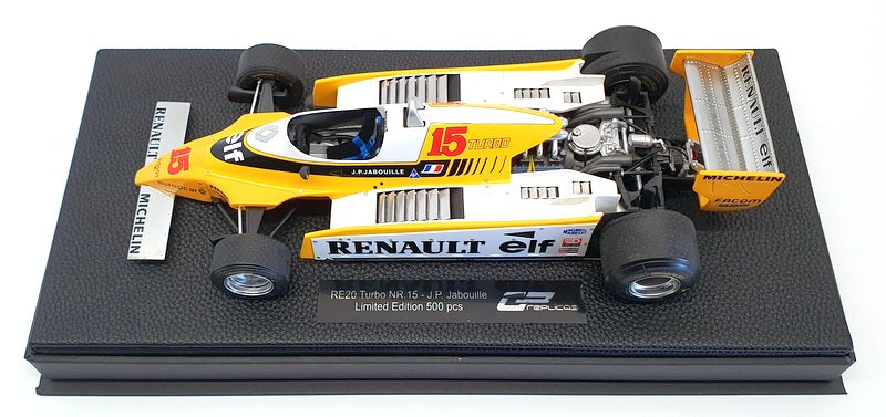 GP Replicas 1/18 Scale GP53B - Renault RE20 Turbo #15 Jean-Pierre Jabouille