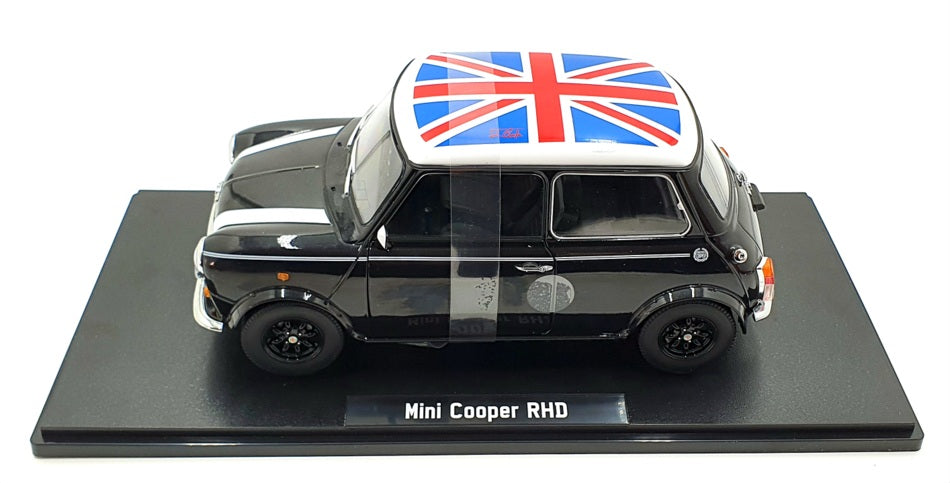 KK Scale 1/12 Scale KKDC120052R - Mini Cooper RHD Union Jack Roof - Black