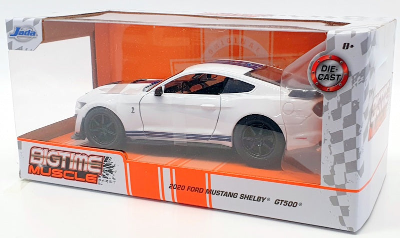 Jada 1/24 Scale Model Car 32663 - 2020 Ford Mustang Shelby GT500 - White