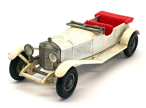 Matchbox Appx 9cm Long Diecast Y-10 - 1928 Mercedes 36/220 - White
