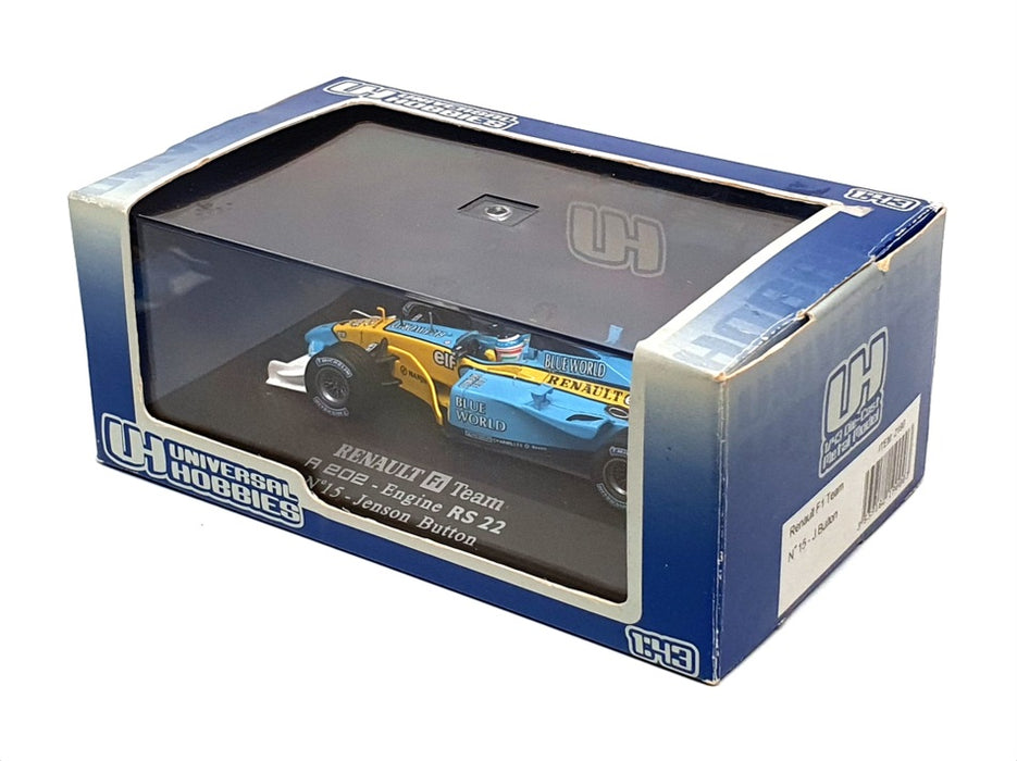 Universal Hobbies 1/43 Scale 2190 - Renault F1 A 202 Engine RS 22 - #15 Button