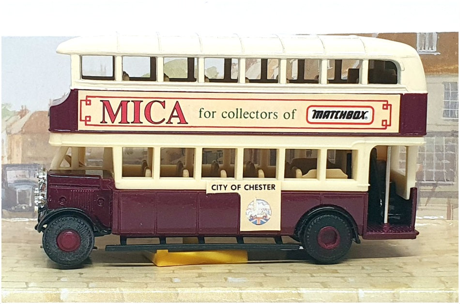 Matchbox Appx 10cm Long Y5-C - Leyland Titan TD1 MICA Club Model 1992