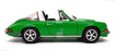 Schuco 1/18 Scale Diecast 45 004 7100 - Porsche 911 S Targa - Green