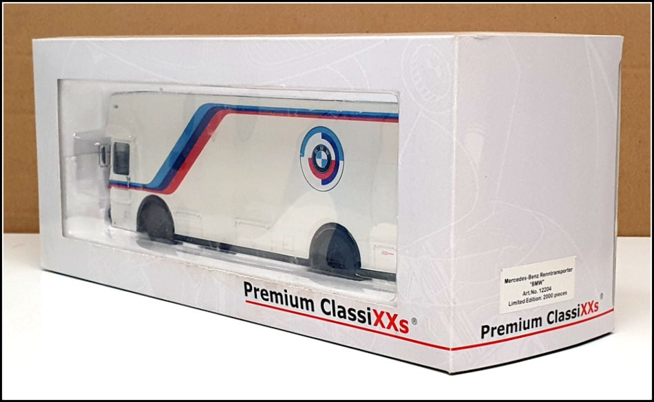 Premium Classixxs 1/43 Scale 12204 - Mercedes Benz Transporter BMW - White