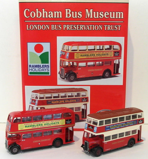 EFE 1/76 Scale CBMLB London Transport Cobham Bus Museum Set Ramblers Holidays
