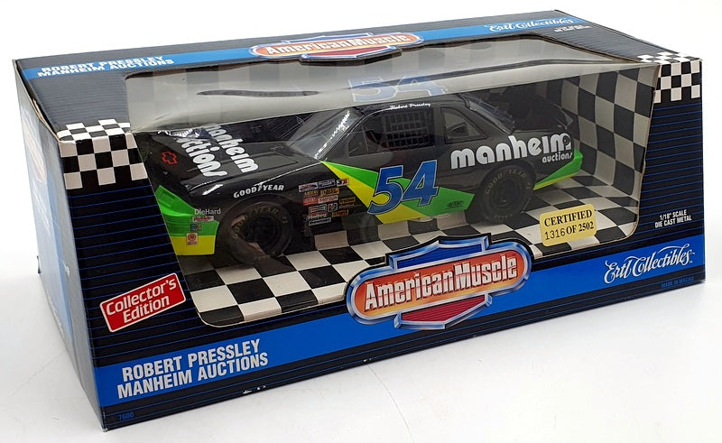 Ertl 1/18 Scale Diecast 7600 - Chevrolet #54 Manheim Robert Pressley