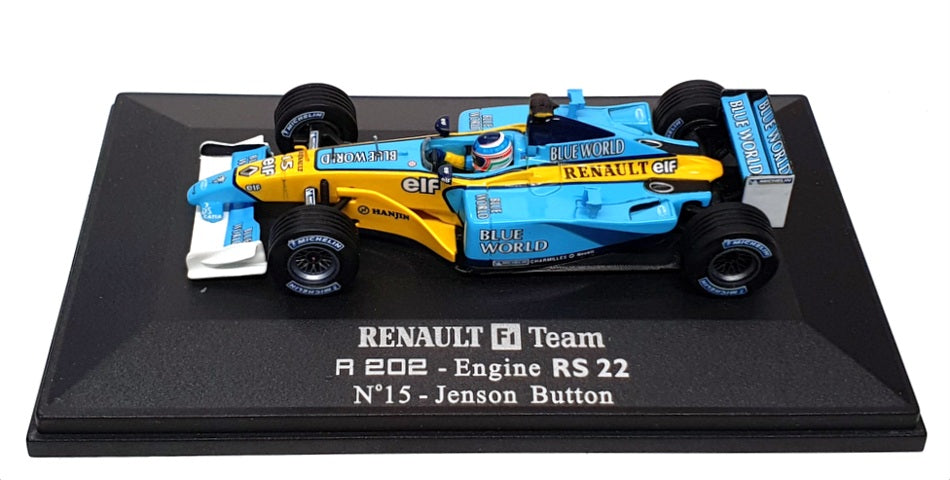 Universal Hobbies 1/43 Scale 2190 - Renault F1 A 202 Engine RS 22 - #15 Button