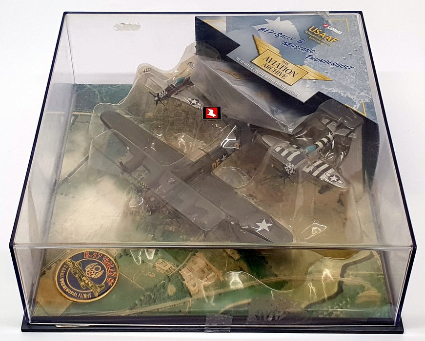 Corgi 1/144 Scale 49502 - USAAF B17Sally B Mustang Thunderbolt