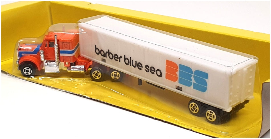 Matchbox MCR04 - Big American Container Rig Truck - Barber Blue Sea
