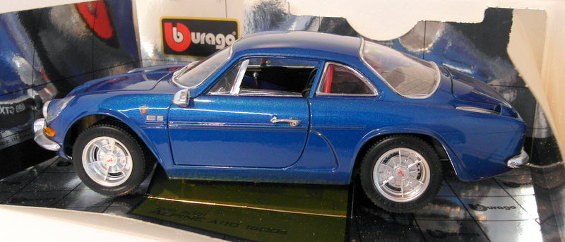 Burago 1/16 Scale Diecast - 3001 Alpine A110 1600S 1971 Blue