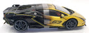 Burago 1/18 Scale Diecast #18-11100 - Lamborghini Sian FKP 37 - Black/Yellow