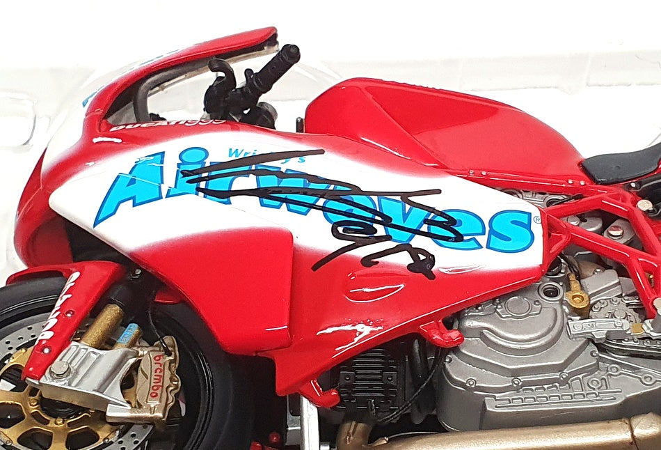 Minichamps 1/12 Scale 122 052291 - Ducati 999F04 Haslam BSB 2005 SIGNED