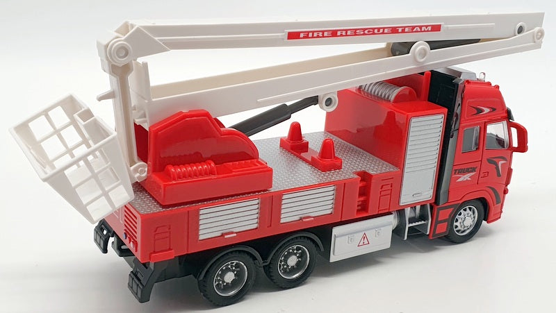 Kandy Toys 20cm Long TY4196 - Fire Engine Pull Back And Go - Red