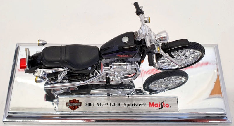 Maisto 1/18 Scale Motorcycle 39360 - 2001 Harley Davidson XL 1200C Sportster