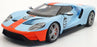 Maisto 1/18 Scale Model Car 38134 - 2017 Ford GT - Blue