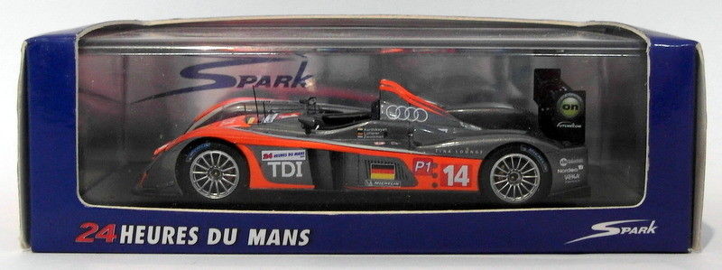 Spark Models 1/43 Scale Resin S0690 - Audi R10 TDI Kolles #14 7th Le Mans 2009