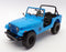 Greenlight 1/18 Scale 19064 - 1977 Jeep CJ-7 Blue - TVs Lost