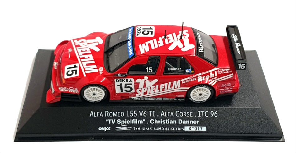 Onyx 1/43 Scale XT017 - Alfa Romeo 155 V6 TI "TV Spielfilm - #15 Danner
