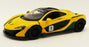 McLaren P1 - Yellow - Kinsmart Pull Back & Go Metal Model Car