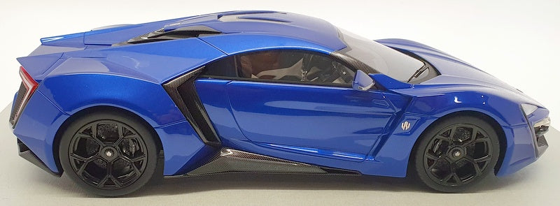 Top Marques 1/18 Scale TOP 030D - 2014 Lykan Hypersport - Met Blue